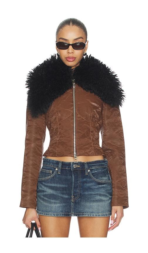 lado bokuchava moriyama jacket in brown,black.