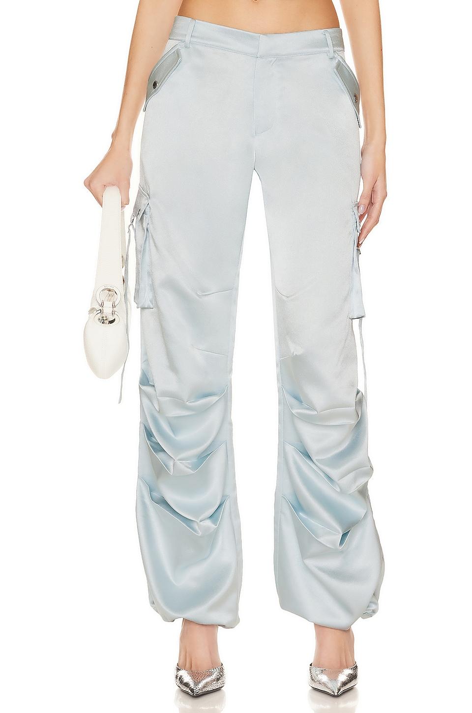 lai satin cargo pant