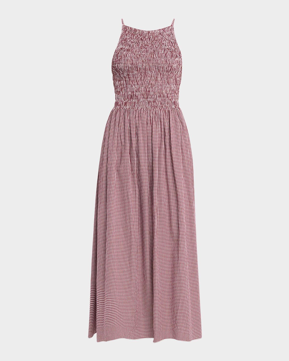 laia smocked maxi dress