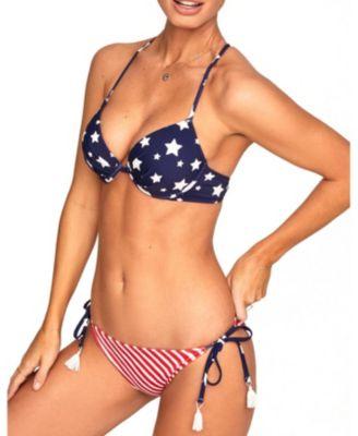 laila two piece top bottom swimwear set