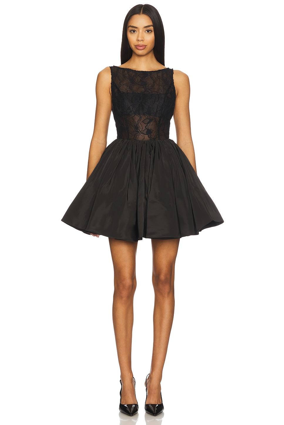 lainey boat neck mini dress