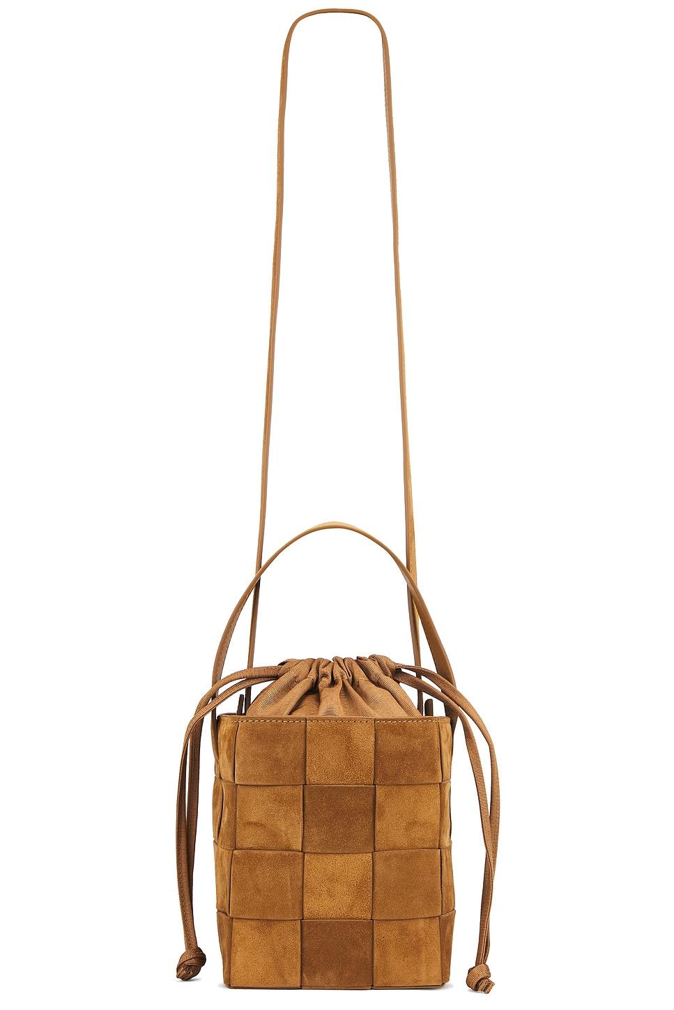 laith wide woven top handle bag