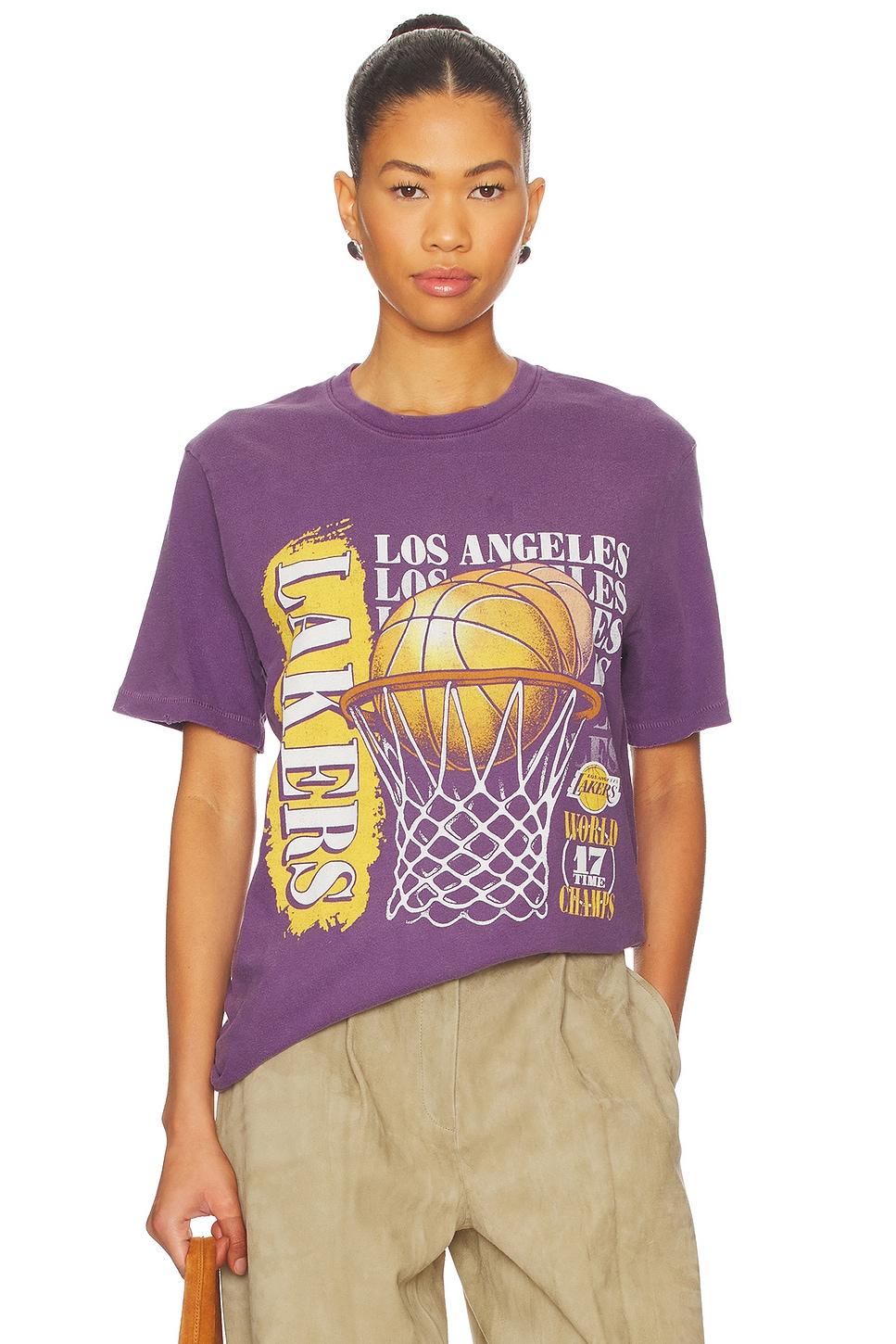lakers 17x champs vintage tee