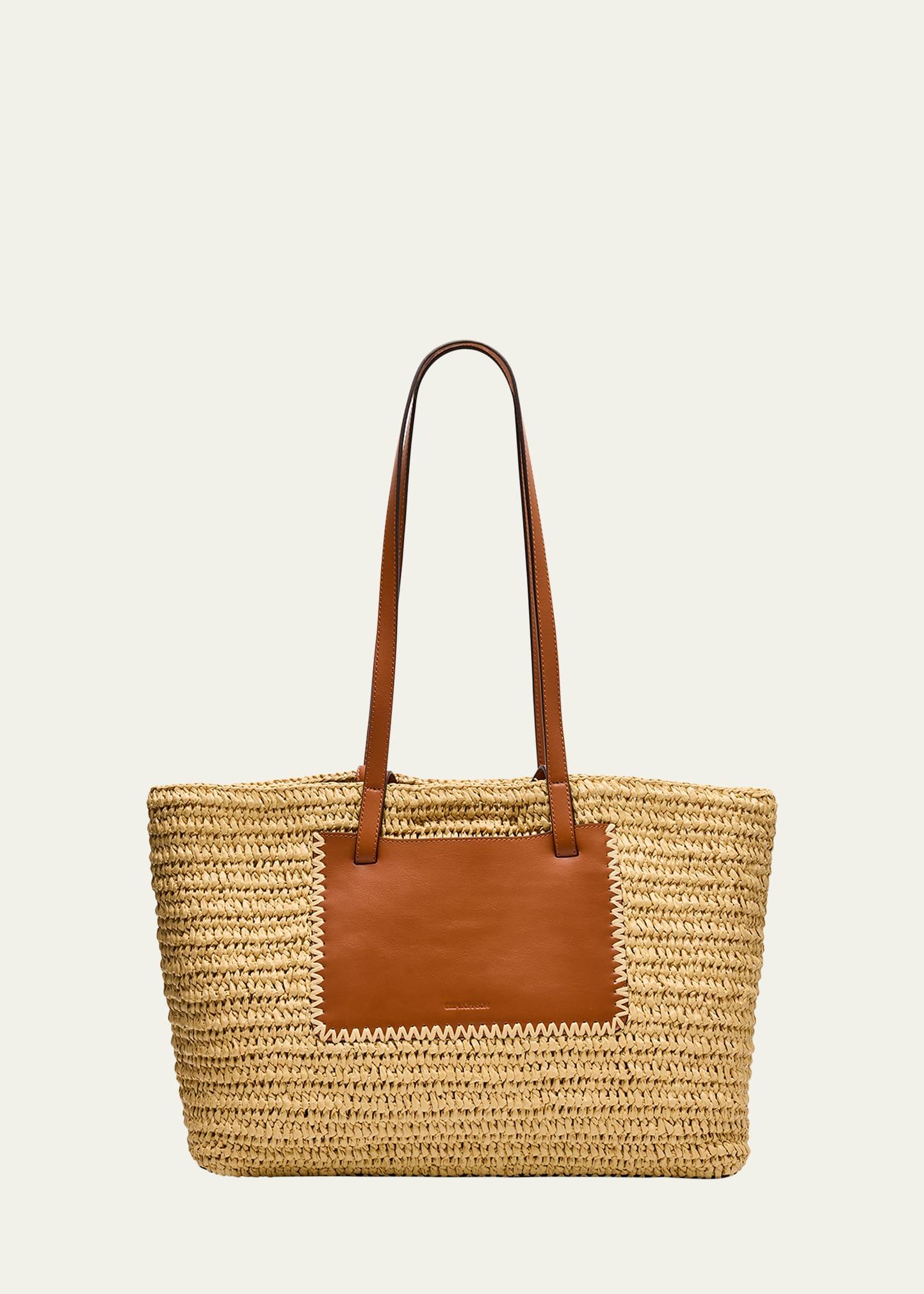 lali large raffia tote bag