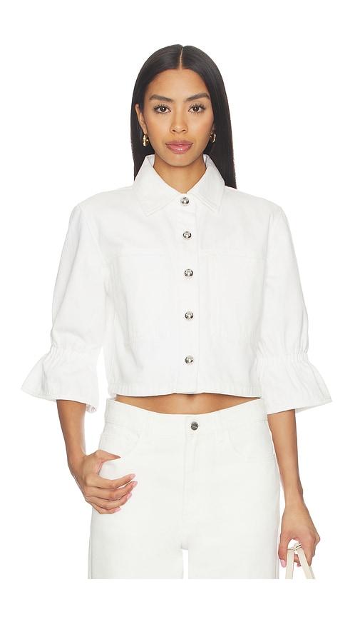 lamarque carolina top in white.