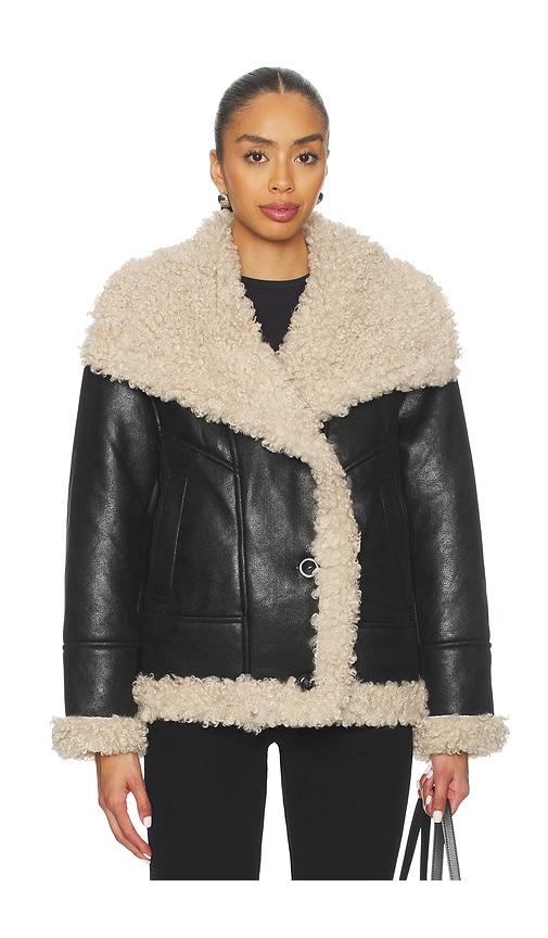 lamarque demi jacket in black.