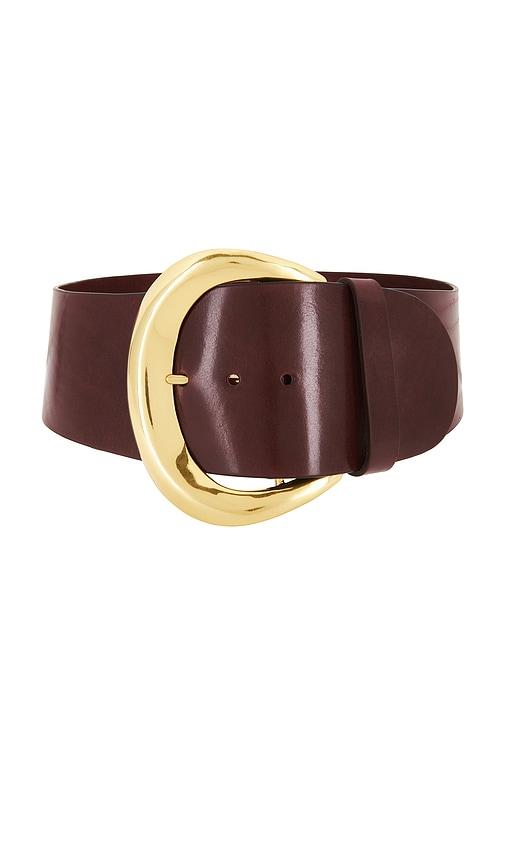 lamarque florence belt in burgundy.