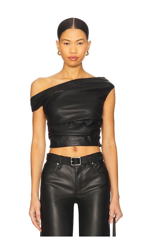 lamarque ines top in black.