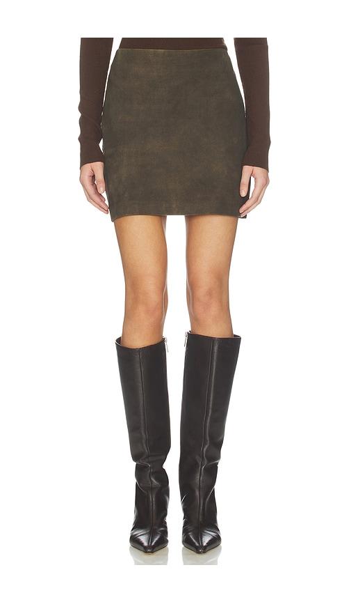 lamarque jorden skirt in brown.