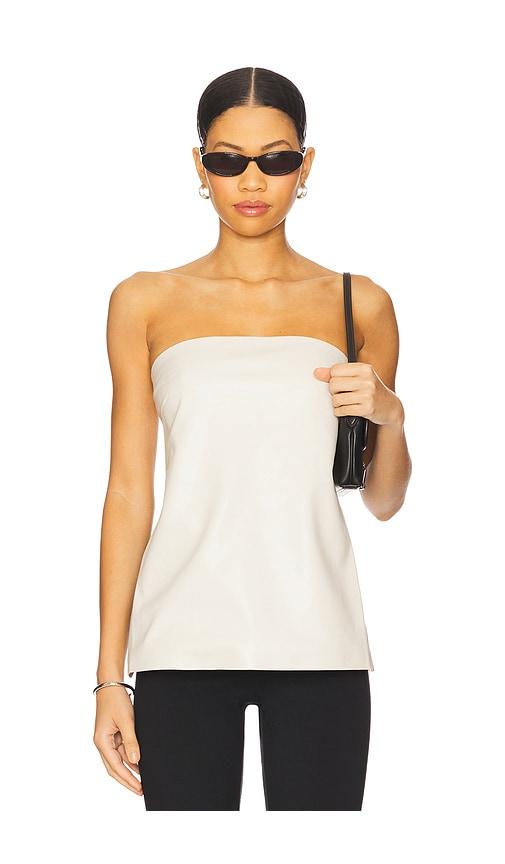 lamarque katya top in white.