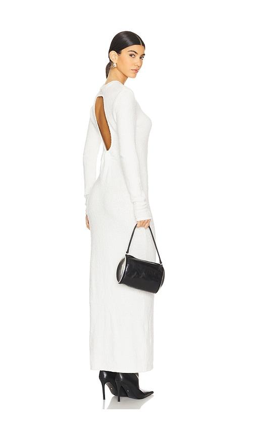 lamarque lindsay dress in white.