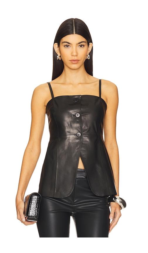 lamarque milana top in black.