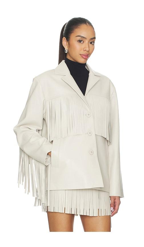 lamarque rianne jacket in neutral.