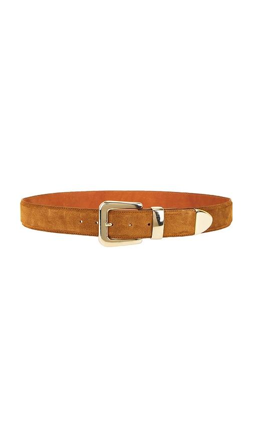 lamarque suede belt in tan.