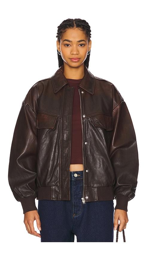 lamarque trevanna jacket in chocolate.