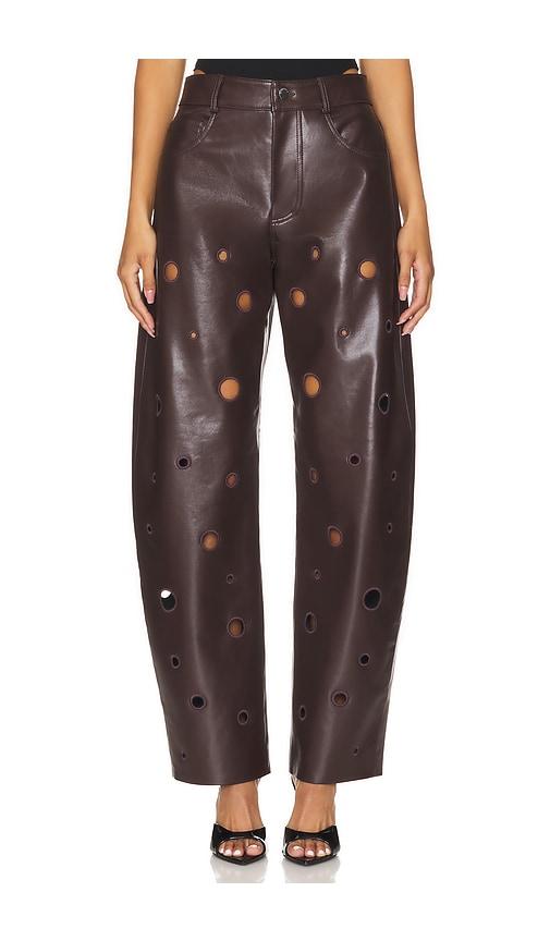 lamarque ventana pant in chocolate.