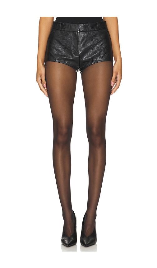 lamarque x revolve annaise hot short in black.