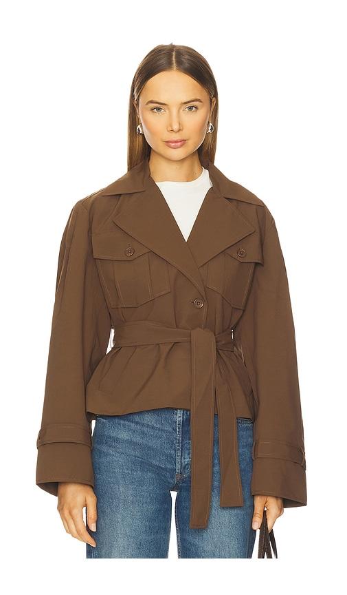 lamarque x revolve quinn trenchcoat in brown.