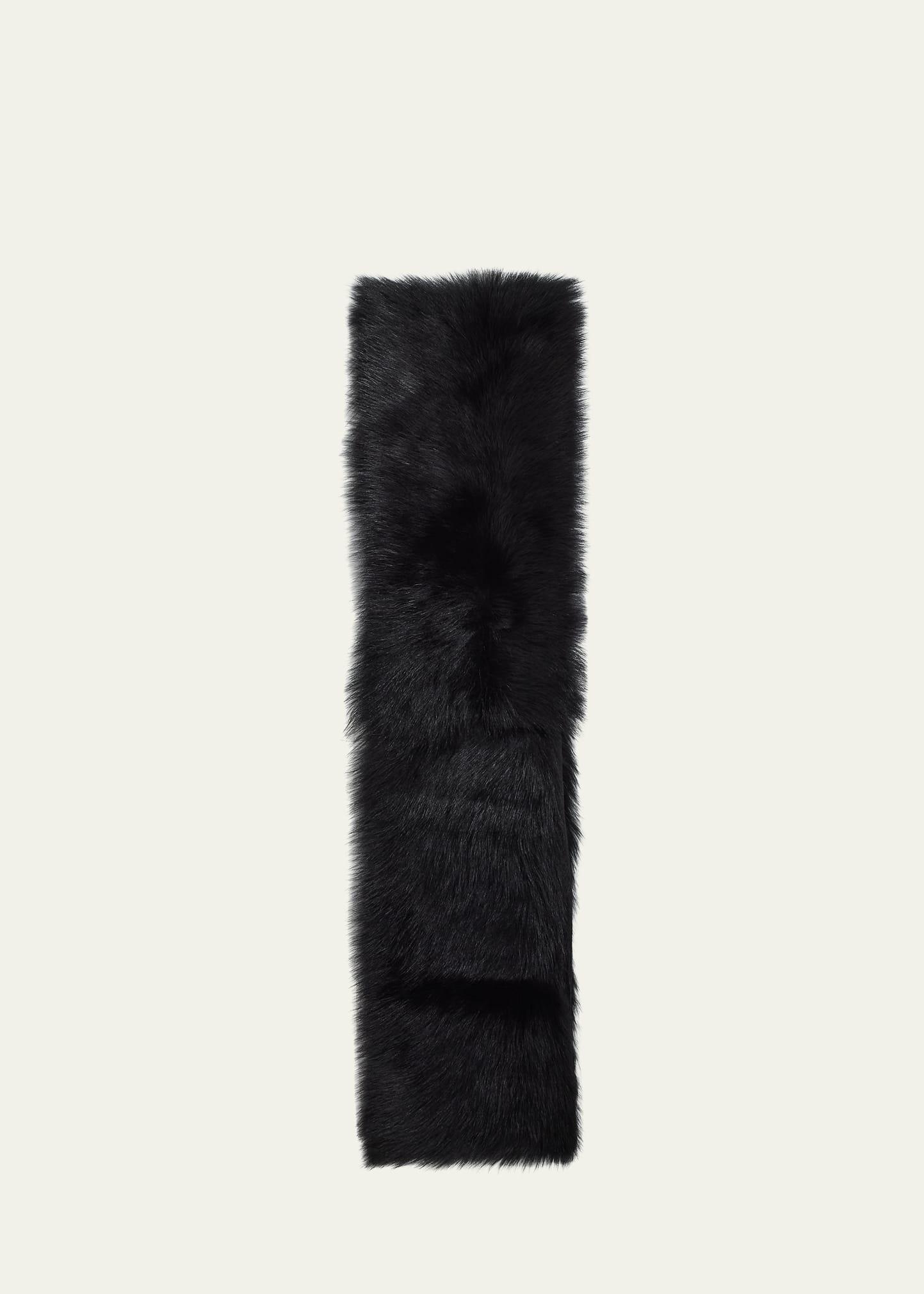lamb shearling fur scarf