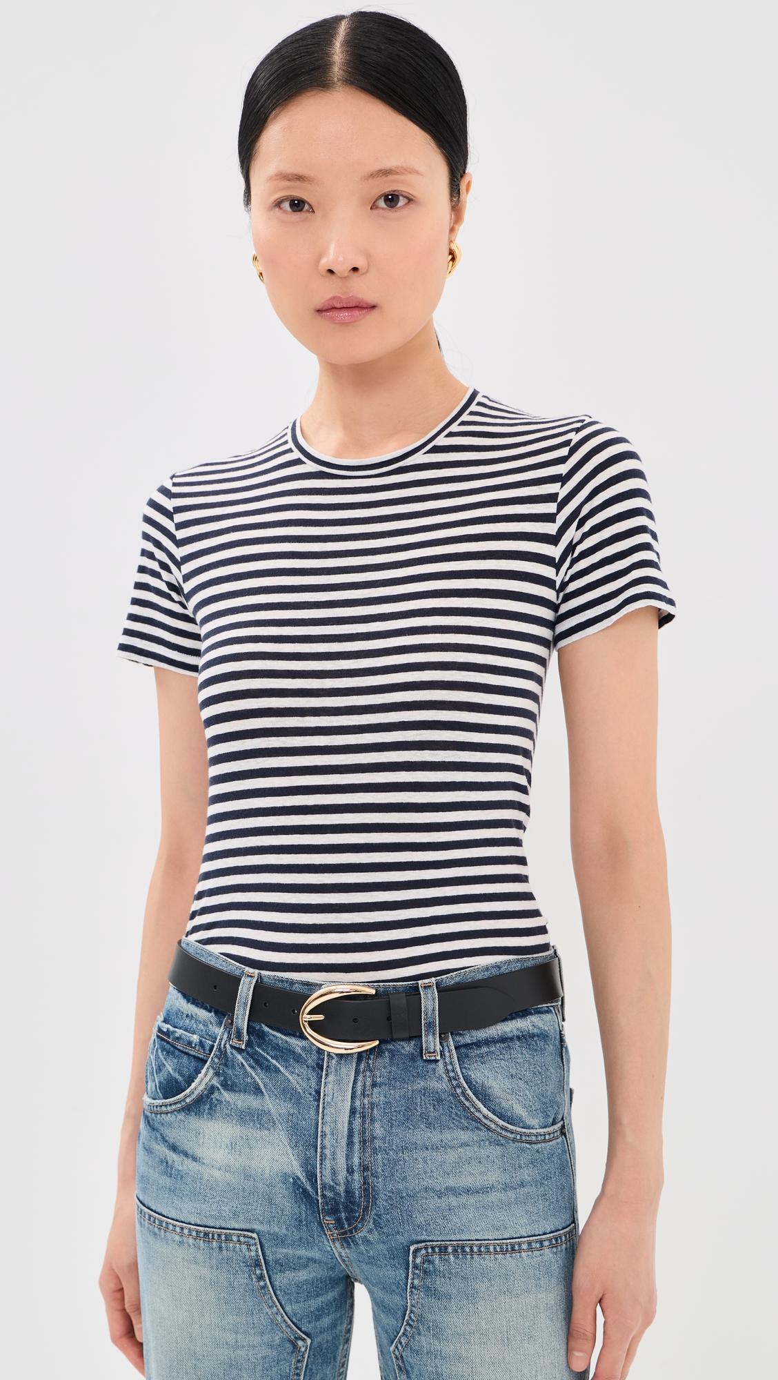 lana crew neck tee