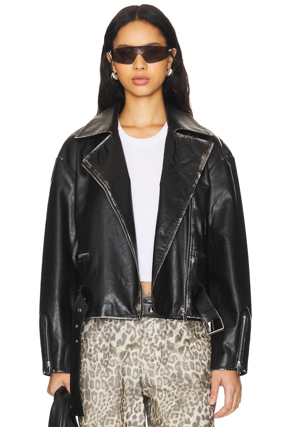 lana faux leather jacket