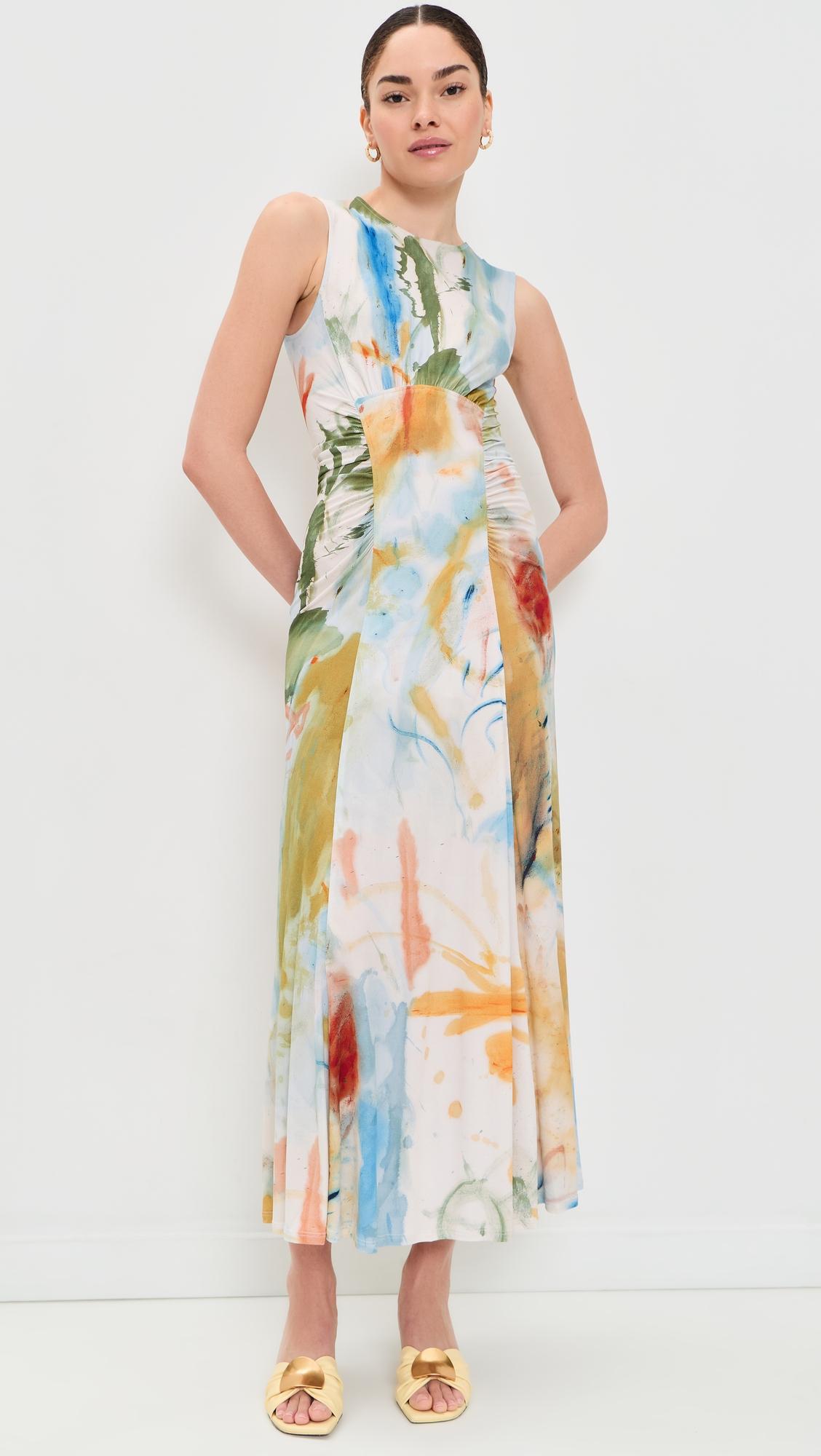 lana ruched jersey dress