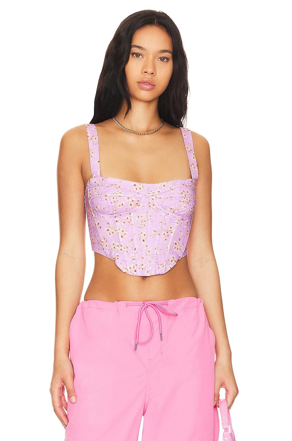 lani floral bustier