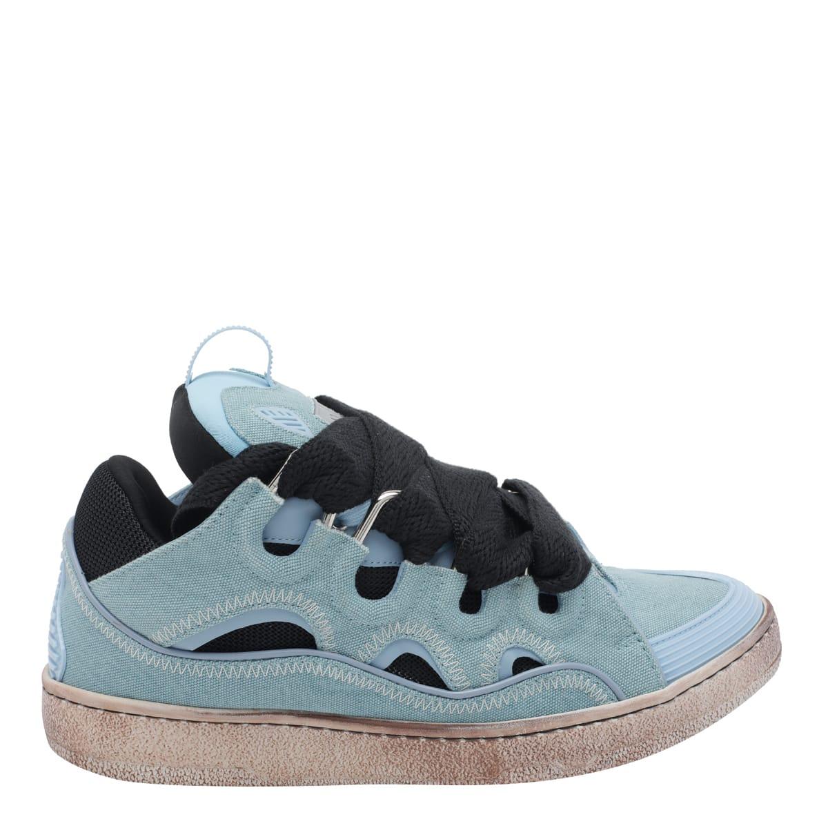 lanvin curb sneakers
