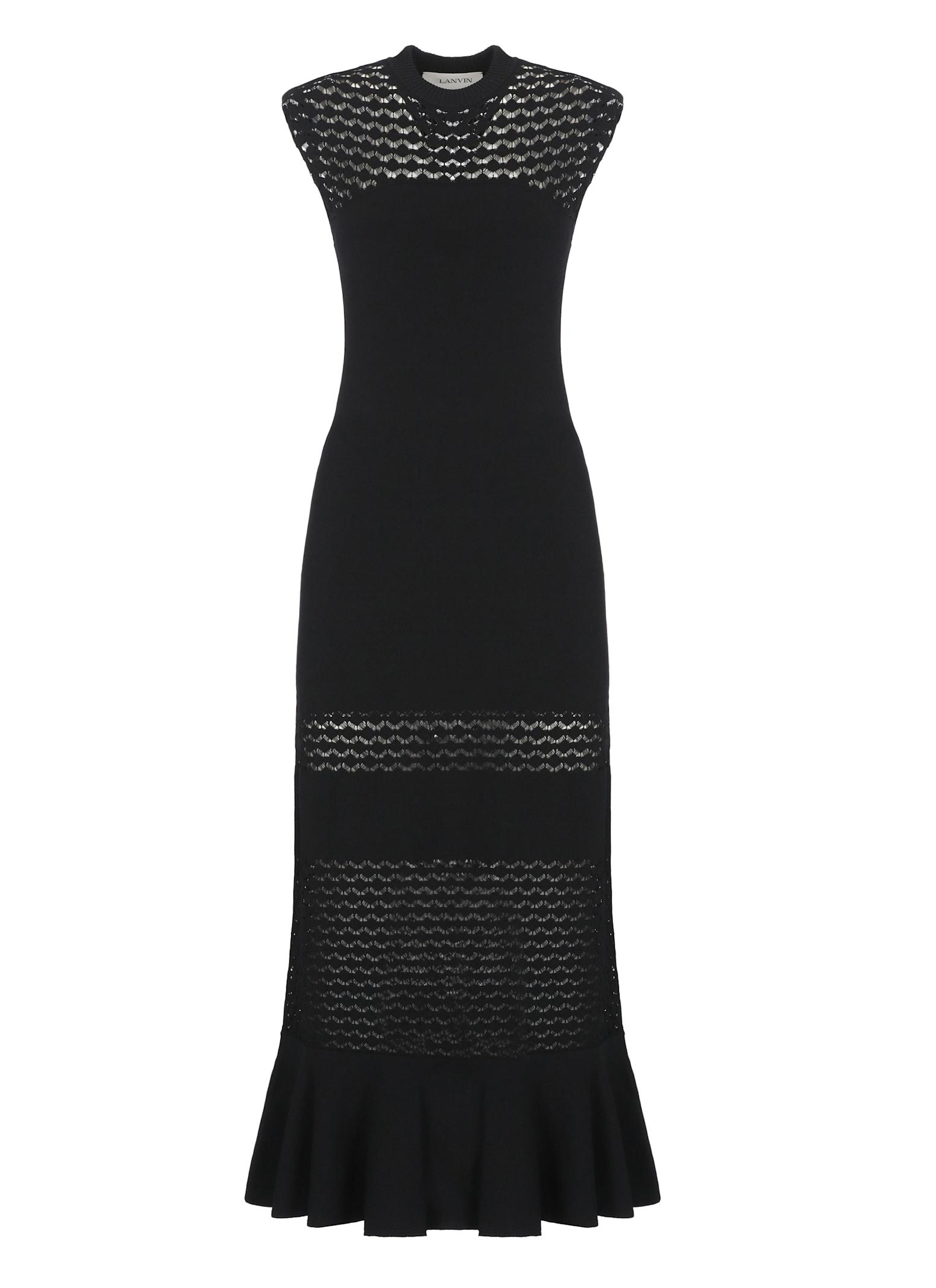 lanvin knitted dress