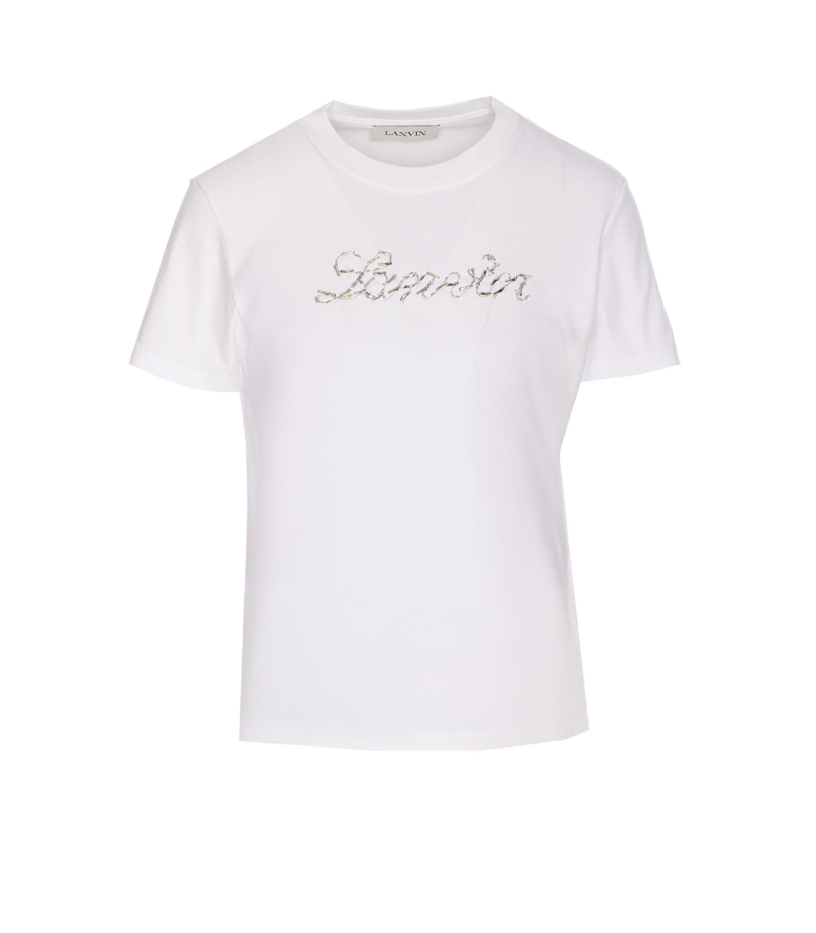 lanvin logo t-shirt