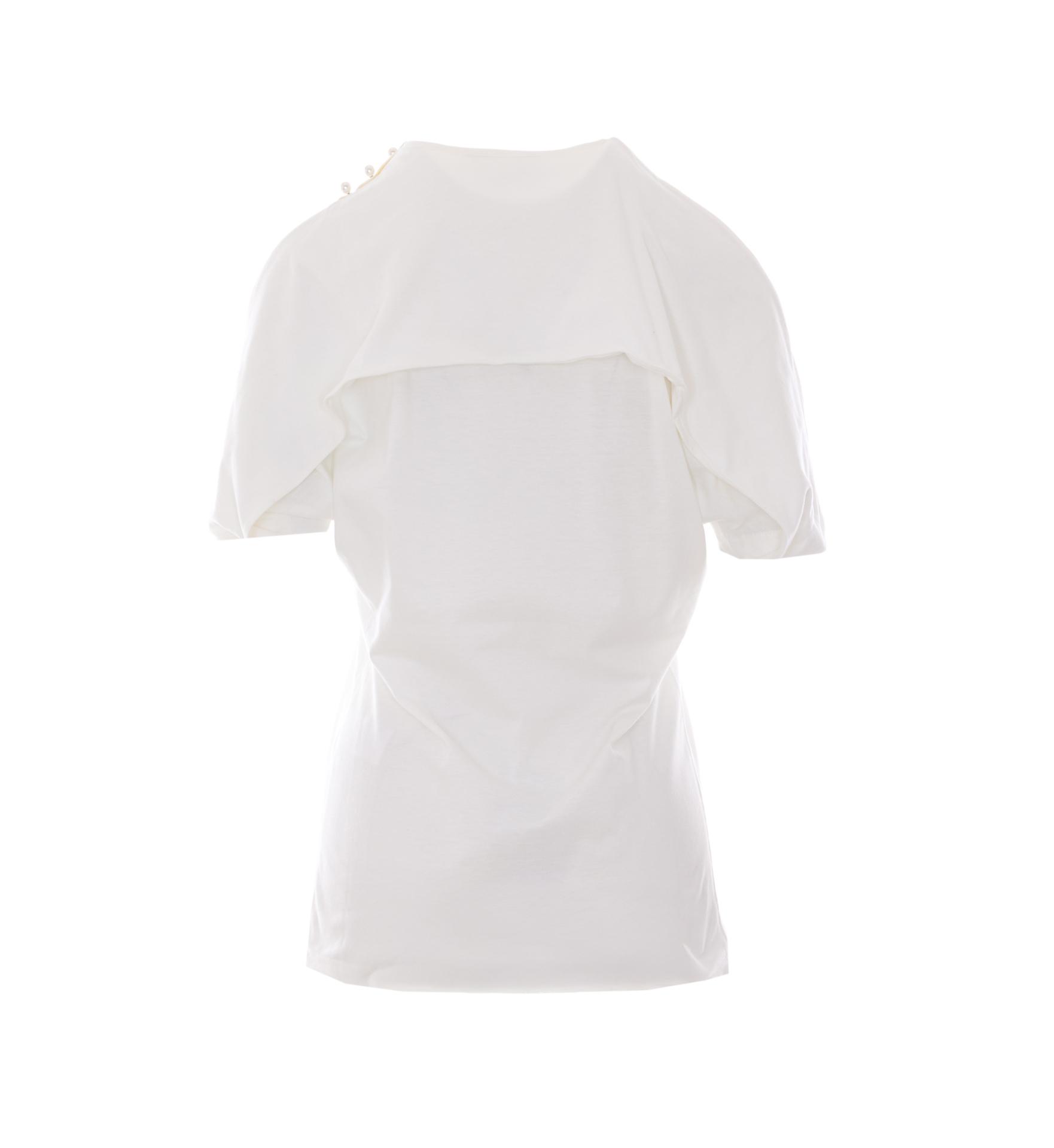 lanvin t-shirts and polos white cotton - women