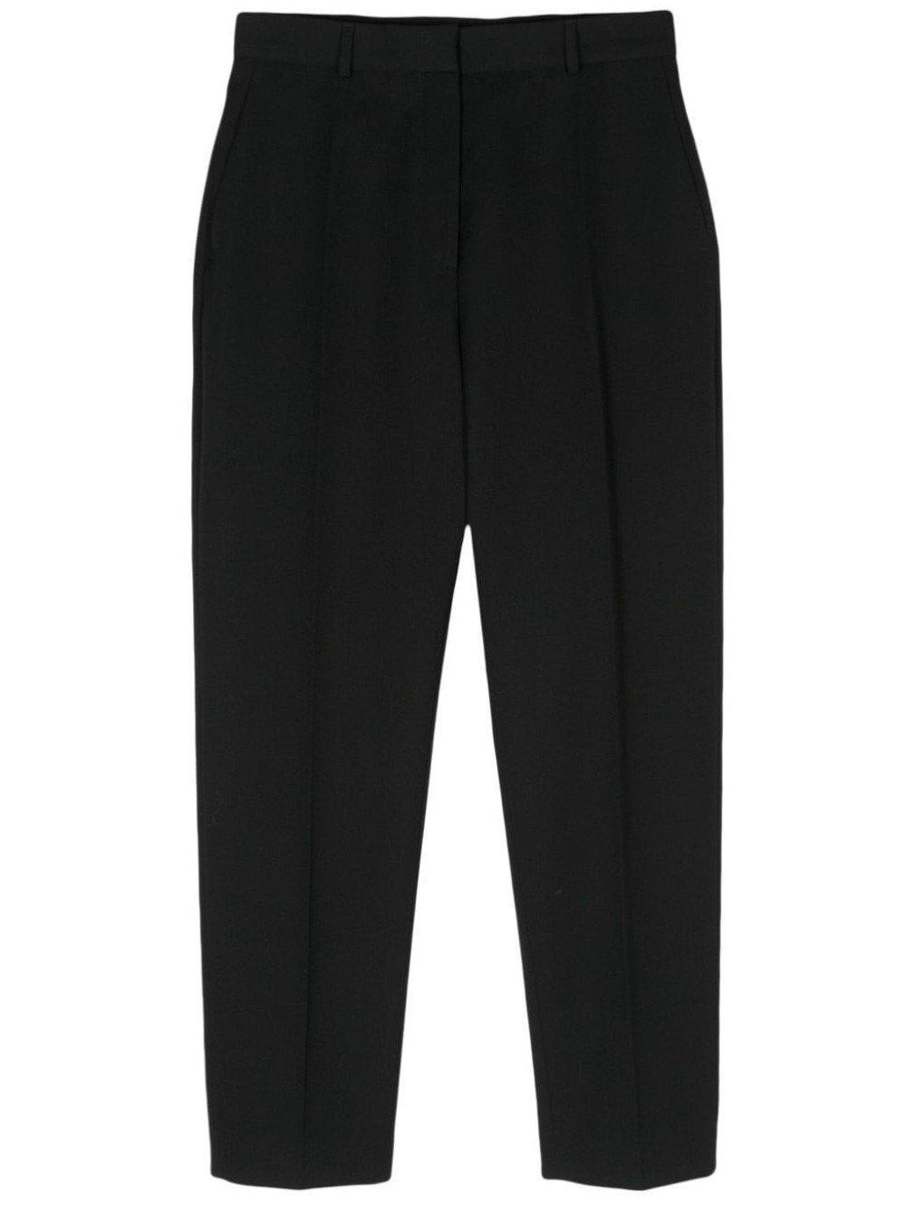 lanvin tapered leg slim trousers