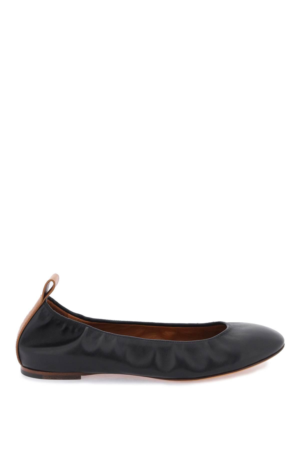 lanvin the leather ballerina flat