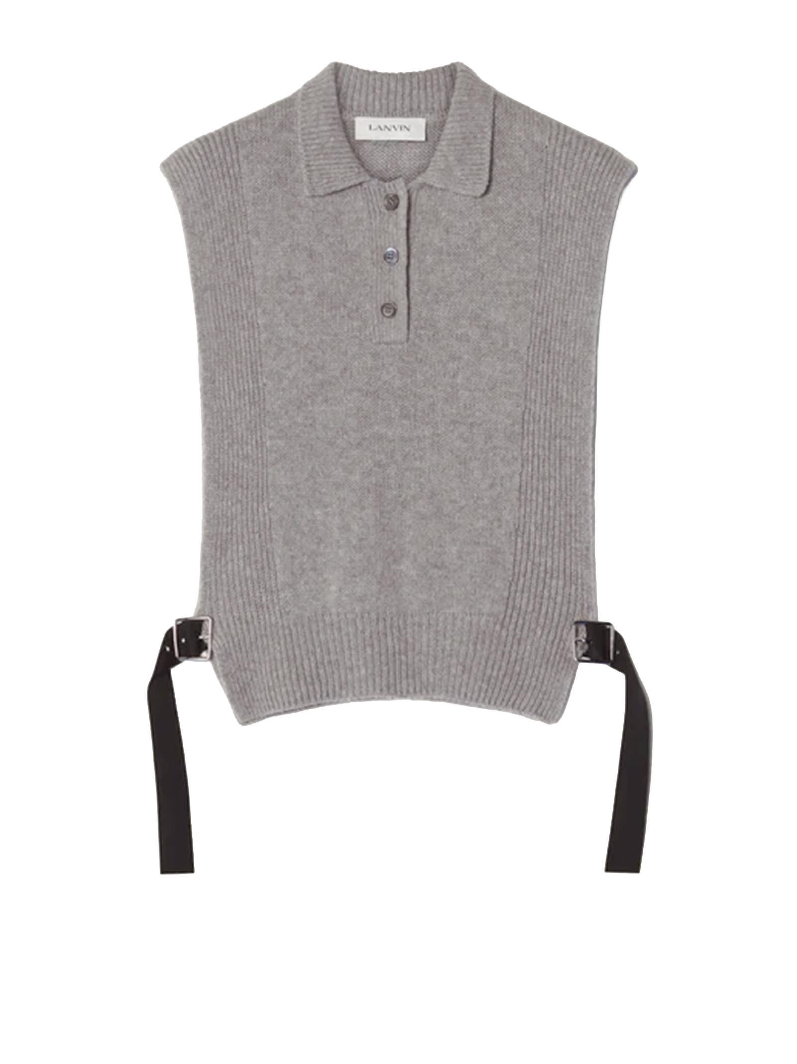 lanvin top grey