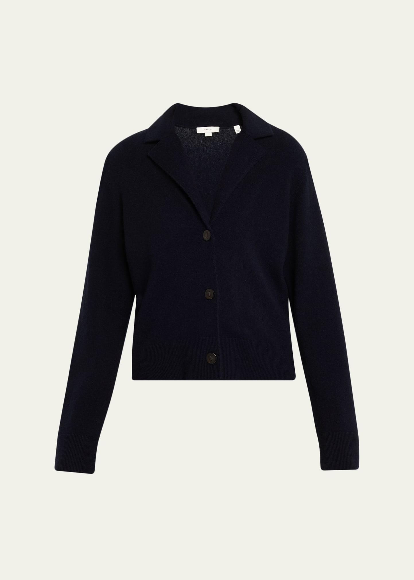 lapel button cardigan