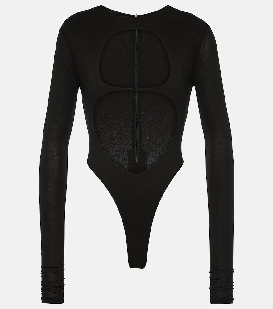 laquan smith cutout bodysuit