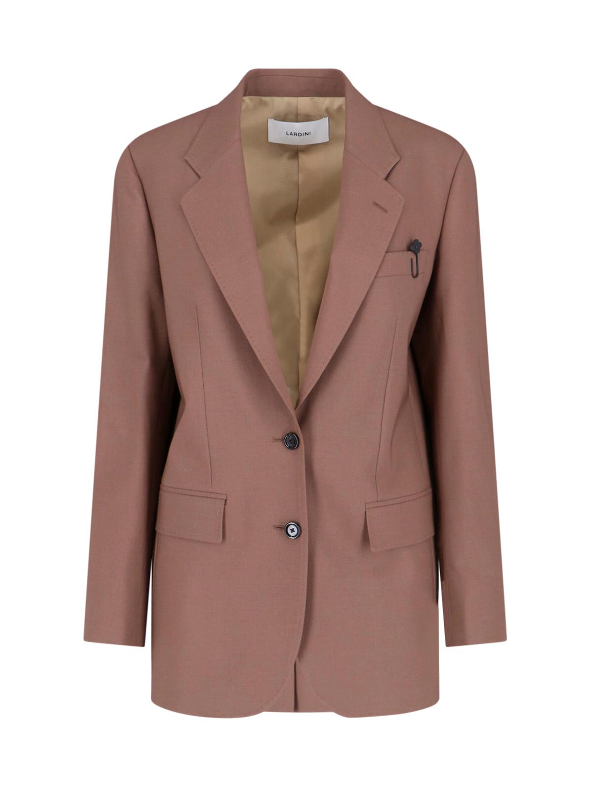 lardini jackets brown virgin wool - women