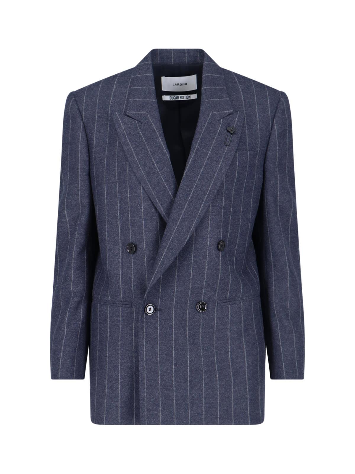 lardini virgin wool and cashmere blazer