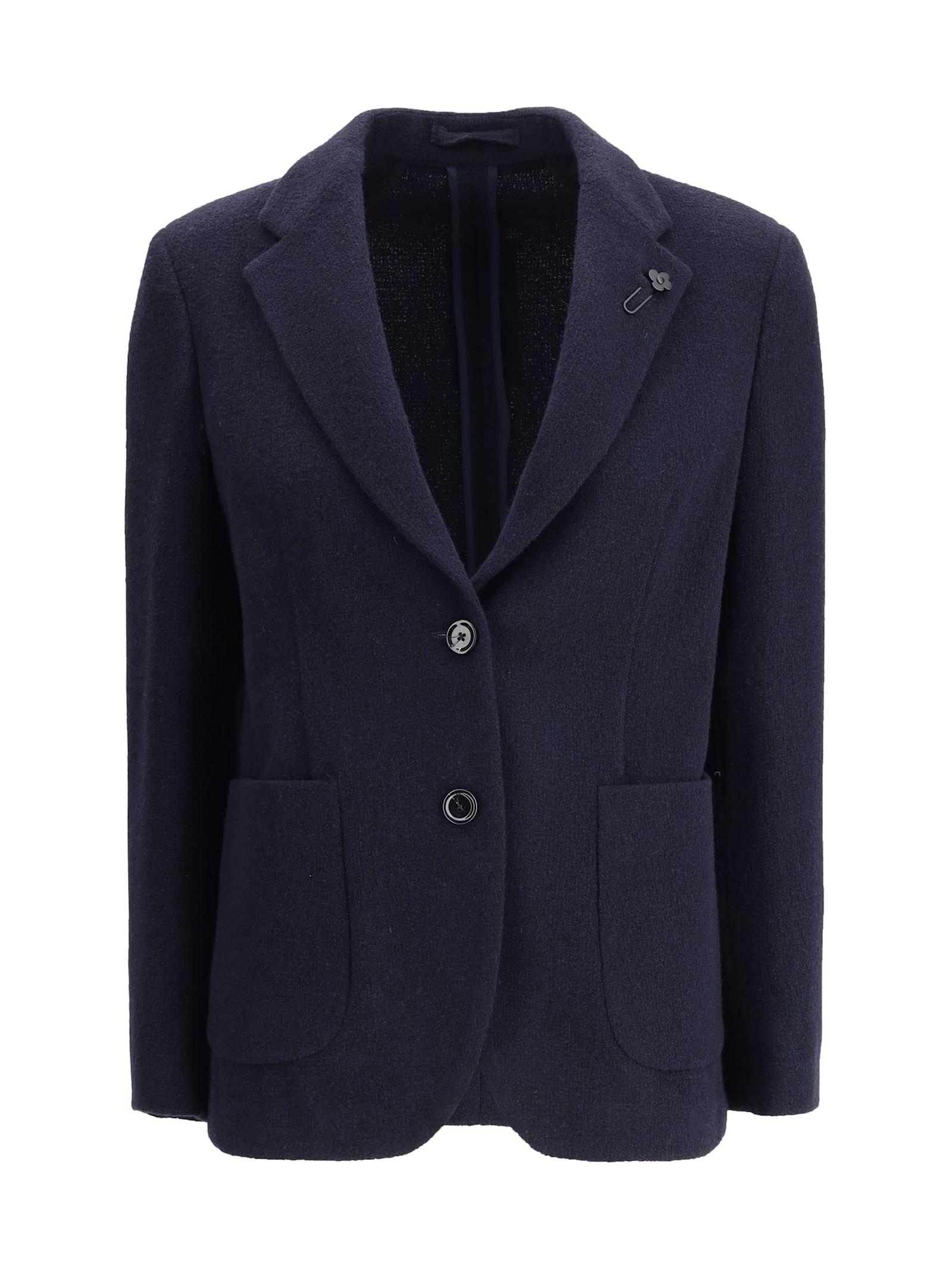 lardini wool blazer