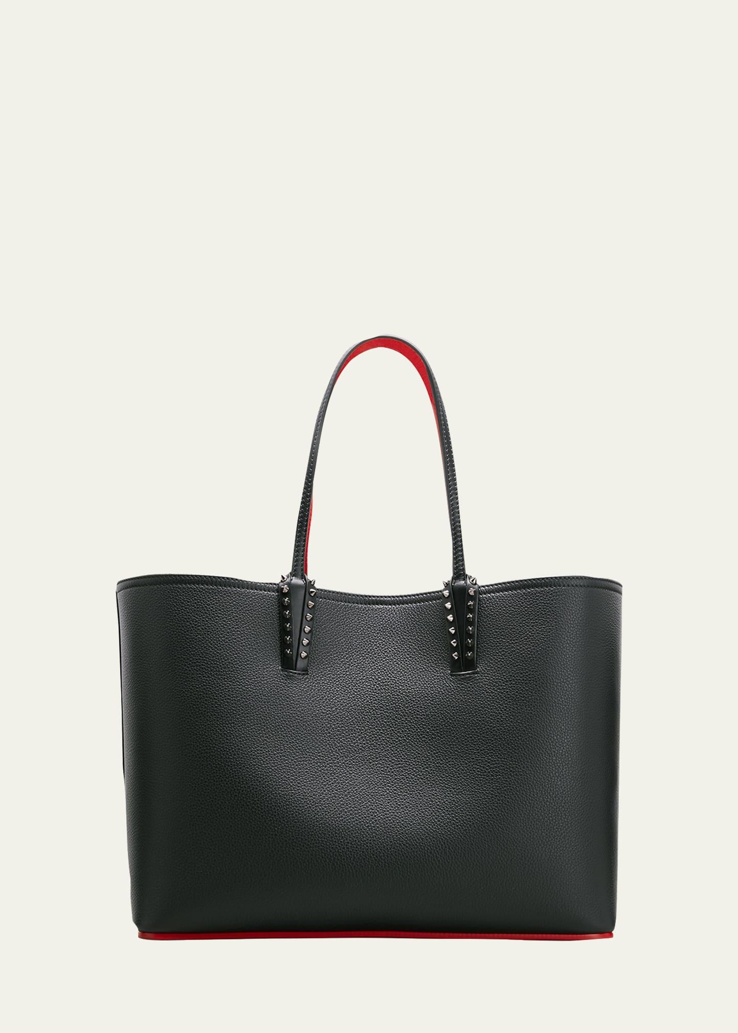 large cabata tote in grained leather