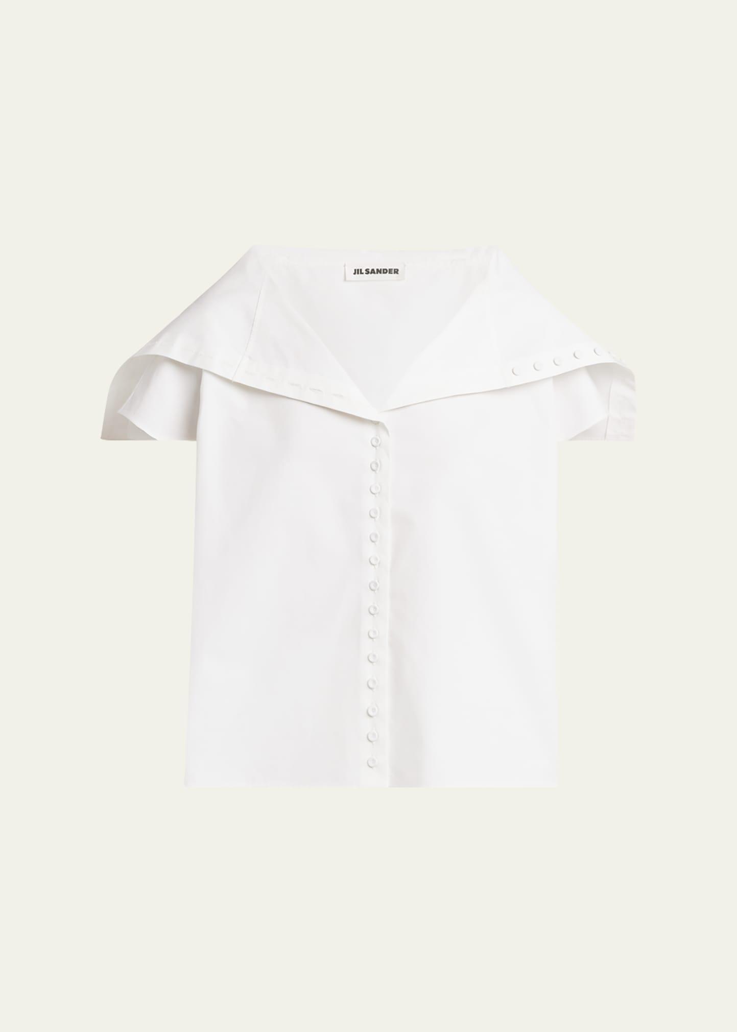 large cape collar volume top