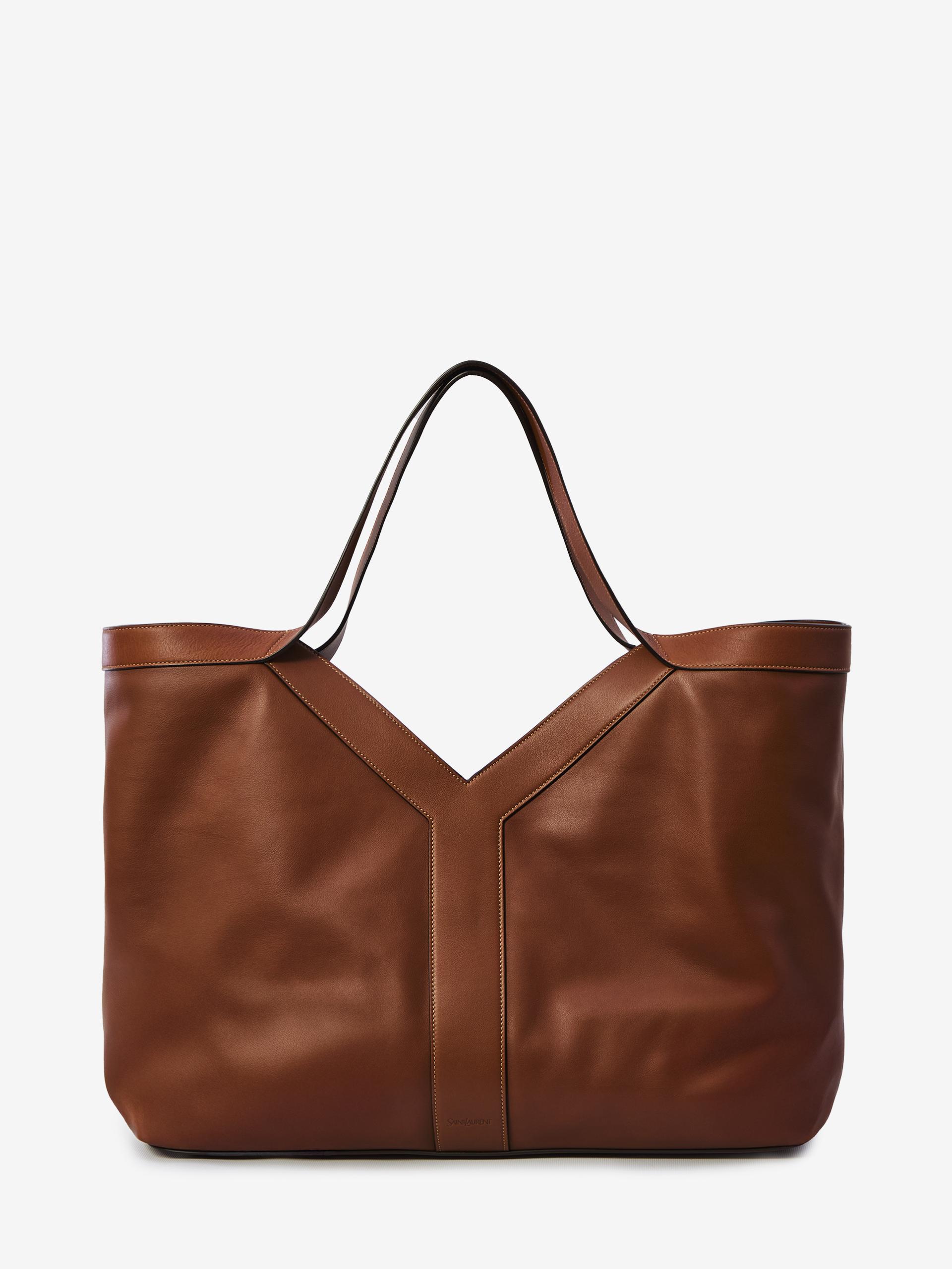 large y tote in leather