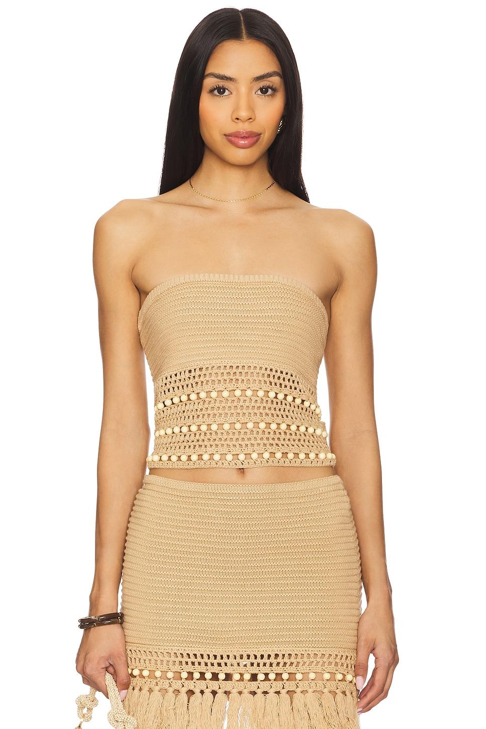 larrin strapless top