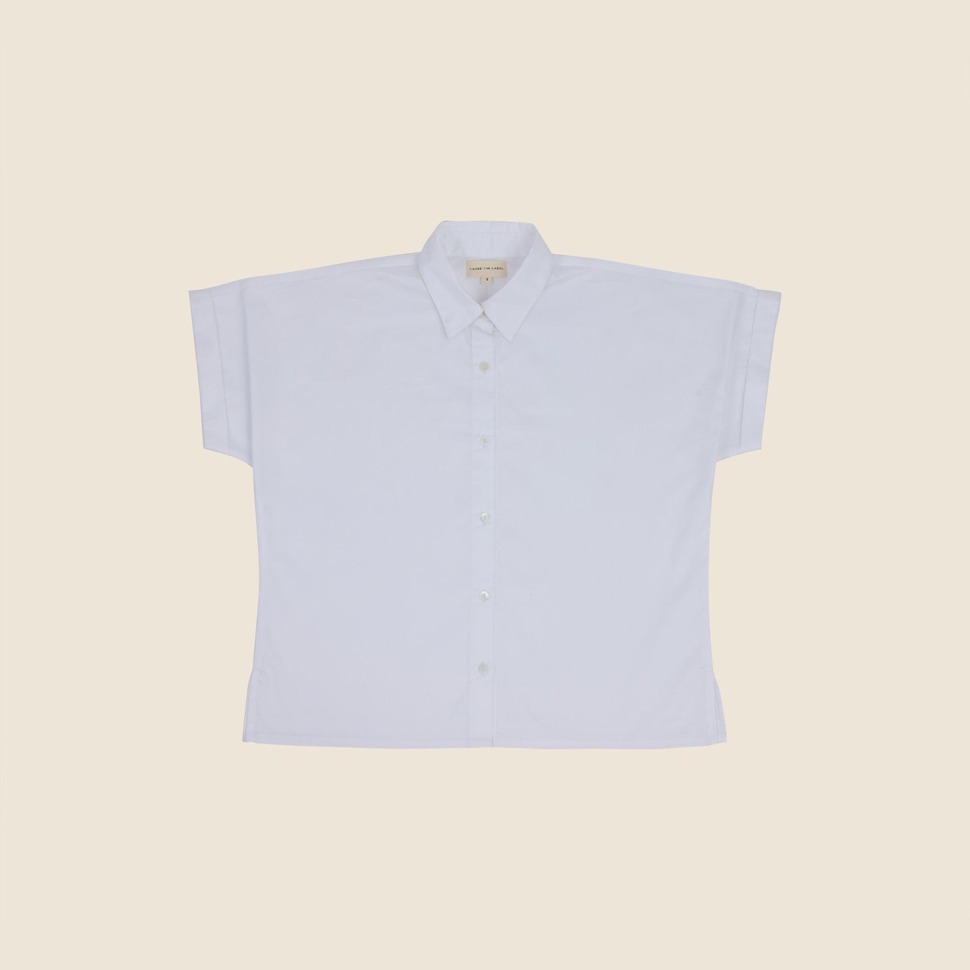 laude the label relaxed short-sleeve shirt