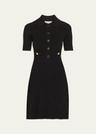 lauper short-sleeve ribbed mini dress