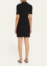 lauper short-sleeve ribbed mini dress