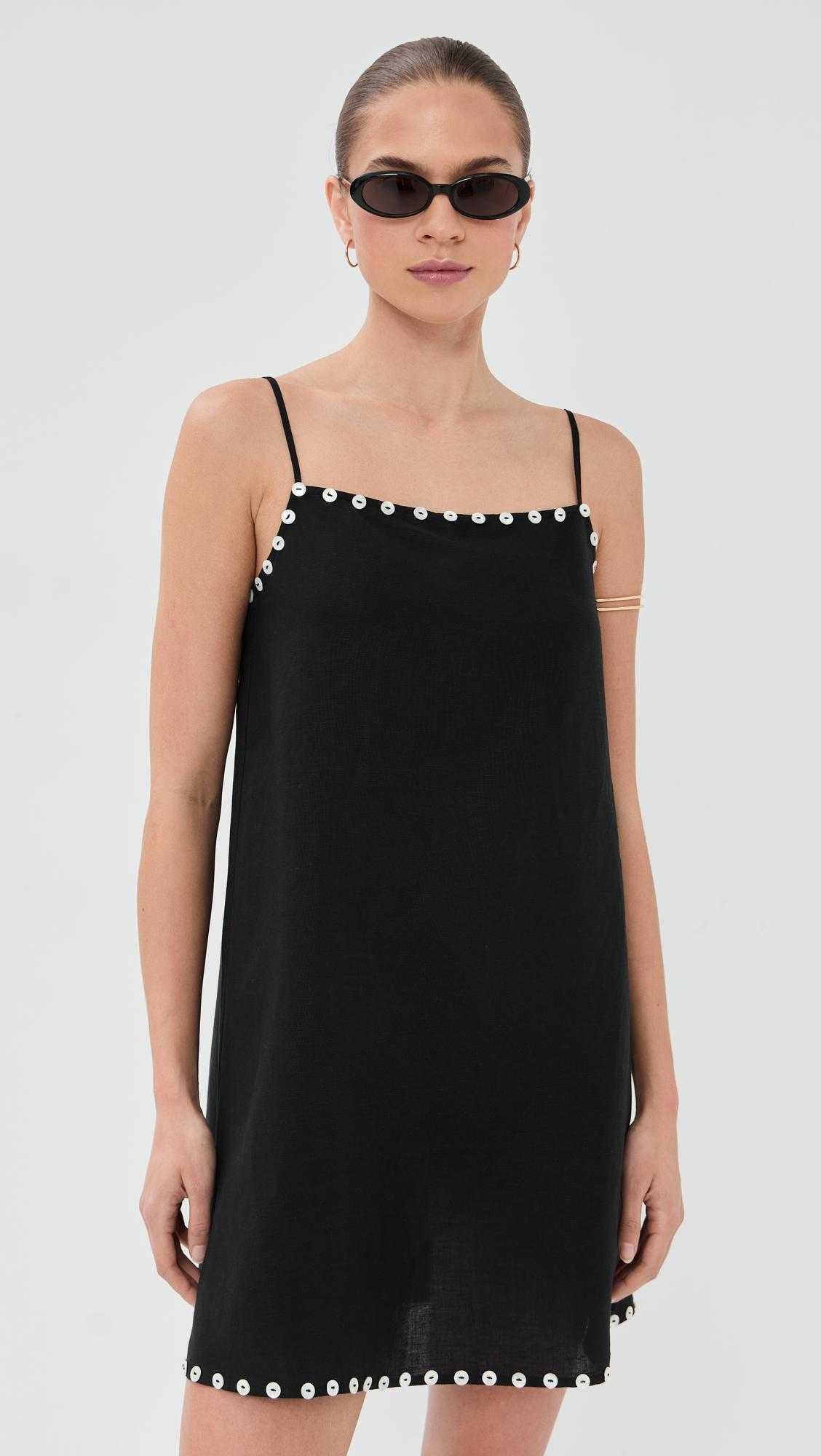 laura mini linen dress