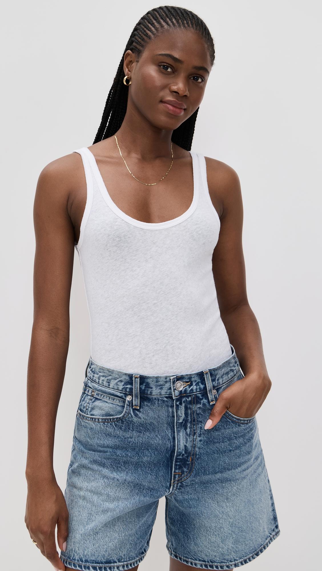 laura scoop neck tank