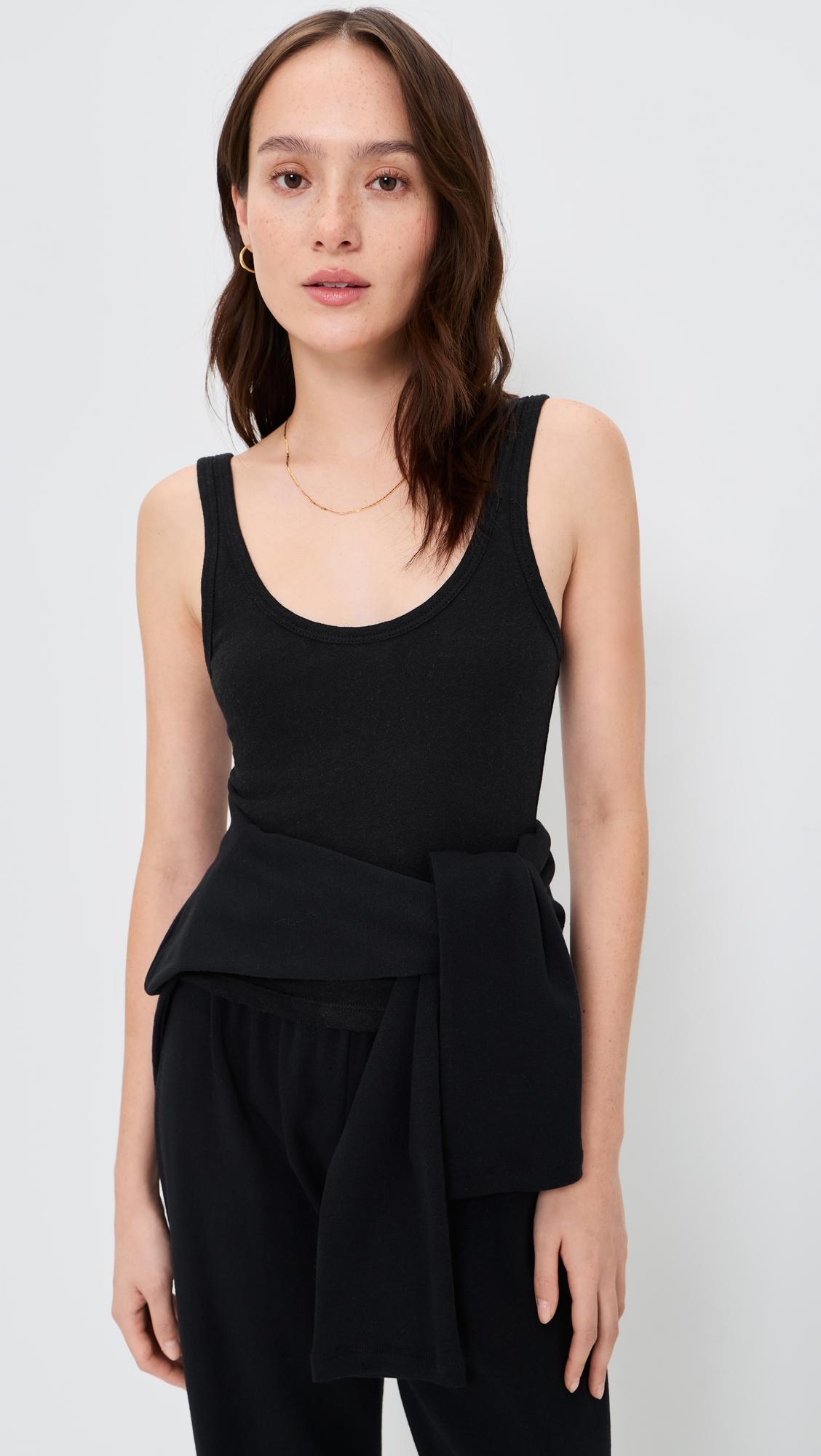 laura scoop neck tank