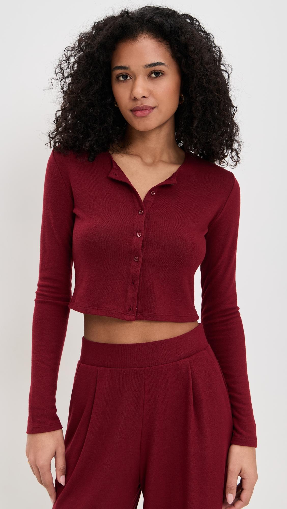 lauren crop cardigan ii